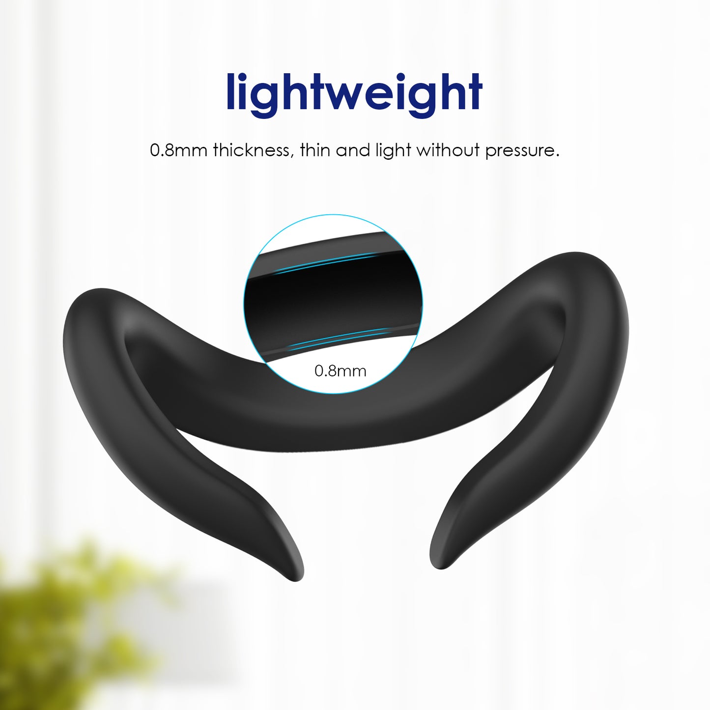 Nova Design Silicone Face Cover for Meta Quest 3 – Sweat Protection, Enhanced Comfort, Skin-Friendly Cushion, Durable & Lightweight for Long VR Sessions