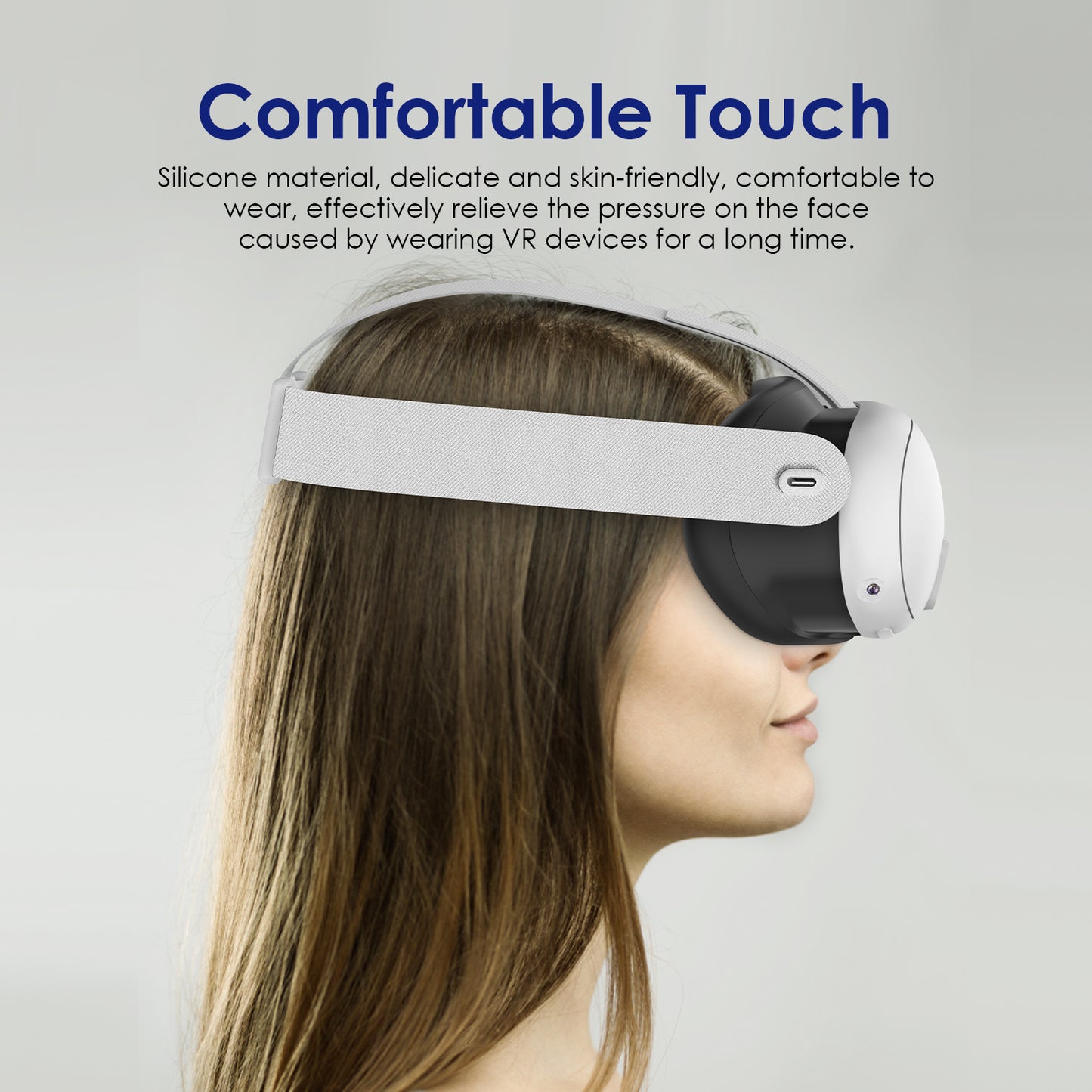 Nova Design Silicone Face Cover for Meta Quest 3 – Sweat Protection, Enhanced Comfort, Skin-Friendly Cushion, Durable & Lightweight for Long VR Sessions