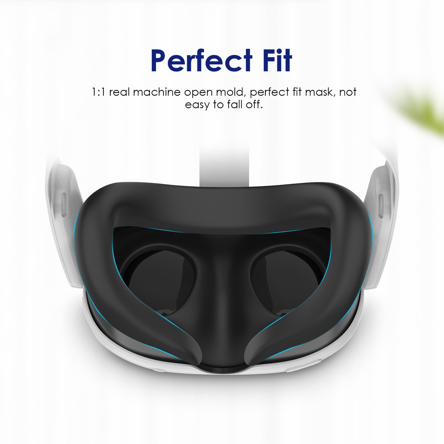 Nova Design Silicone Face Cover for Meta Quest 3 – Sweat Protection, Enhanced Comfort, Skin-Friendly Cushion, Durable & Lightweight for Long VR Sessions