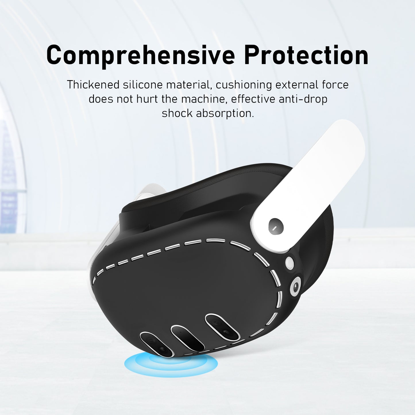 Nova Design Silicone Shell for Meta Quest 3 – Custom Look, Anti-Scratch, Anti-Dust Cover, Lightweight Protection
