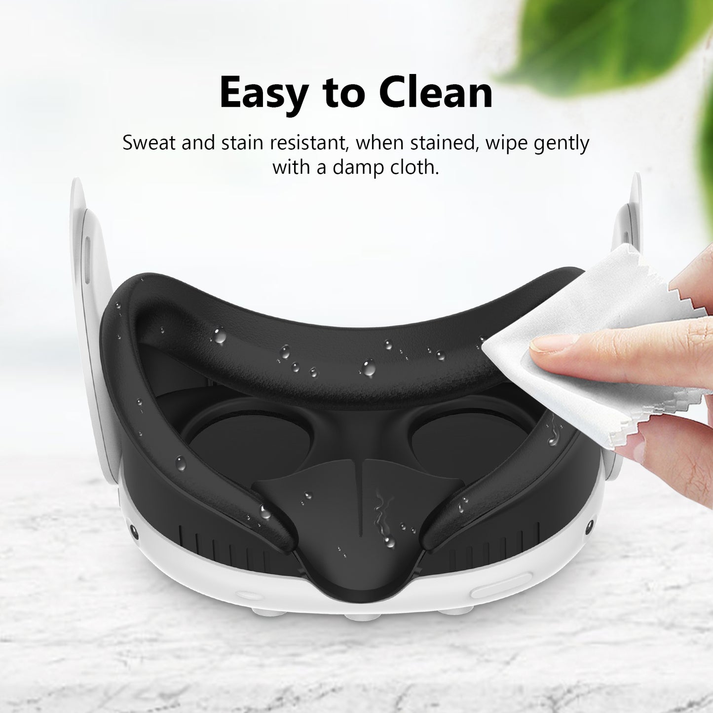 Nova Design Facial Interface for Meta Quest 3 – Enhanced Comfort, Light Block, Soft Cushion, Optimal Ventilation for Immersive VR