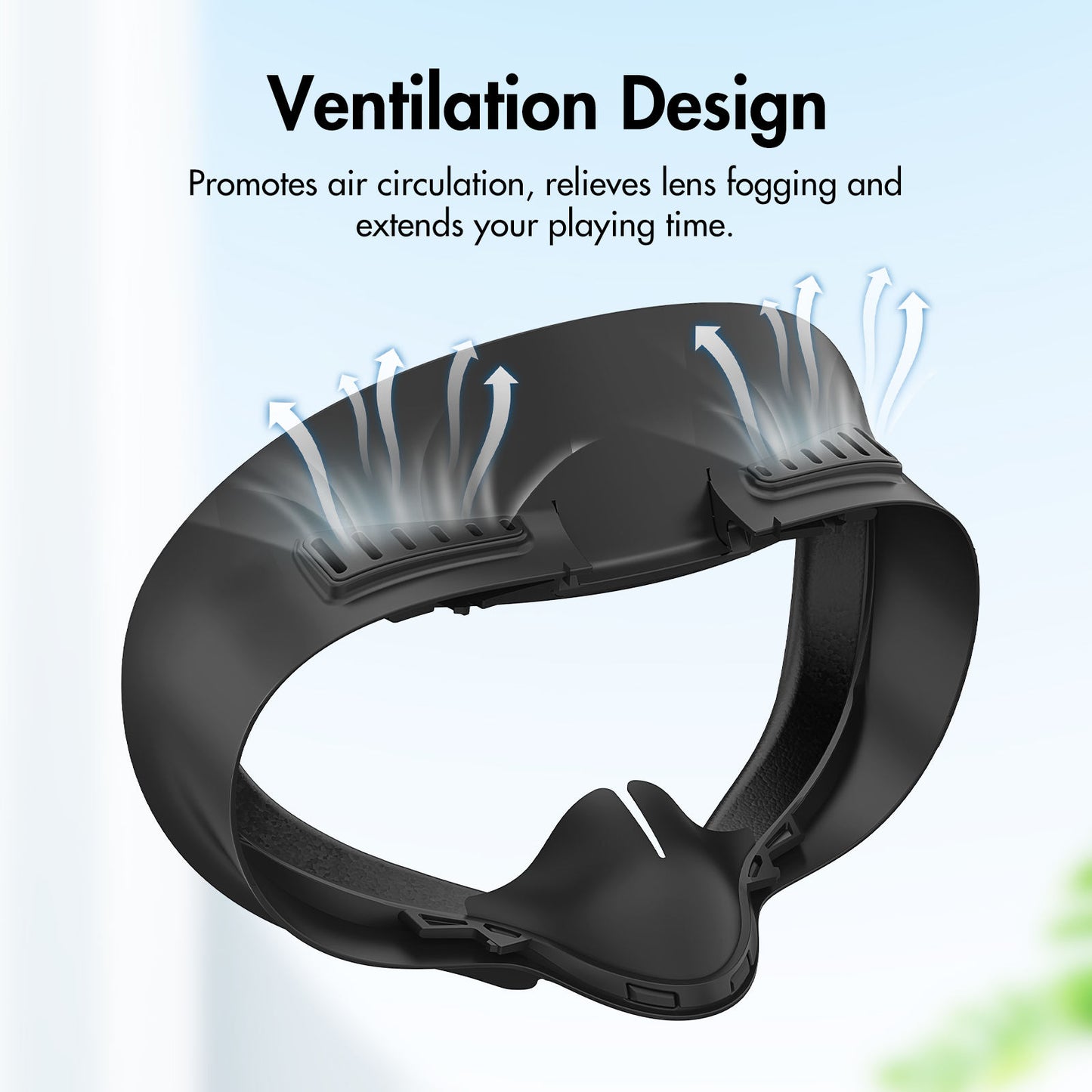 Nova Design Facial Interface for Meta Quest 3S – Enhanced Comfort, Light Block, Soft Cushion, Optimal Ventilation for Immersive VR