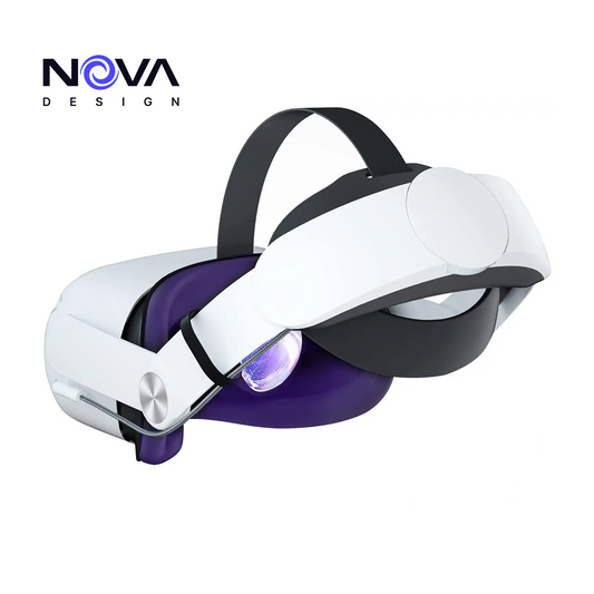 Nova Design Battery Head Strap for Meta Quest 2, Increase Play-Time and Comfort in VR