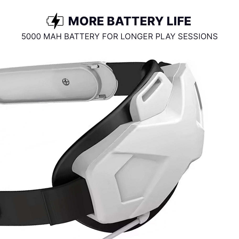 Nova Design Battery Head Strap for Meta Quest 2 – Extended Playtime, 5000mAh Battery, Adjustable Fit, Ergonomic Comfort for Long VR Sessions