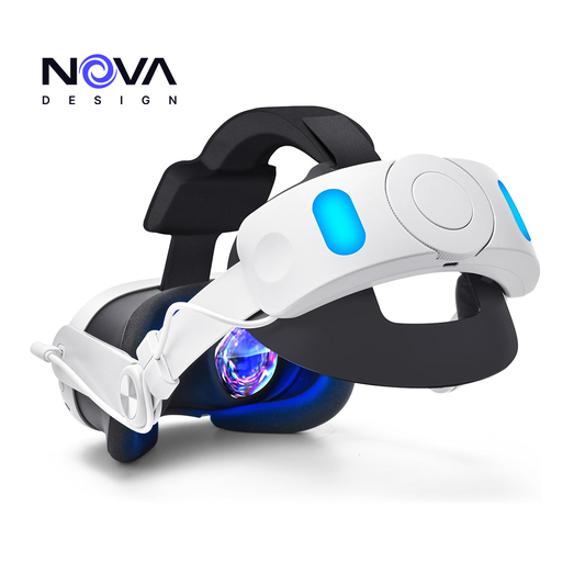 Nova Battery Head Strap for Meta Quest 3, Increase Play-Time and Comfort in VR